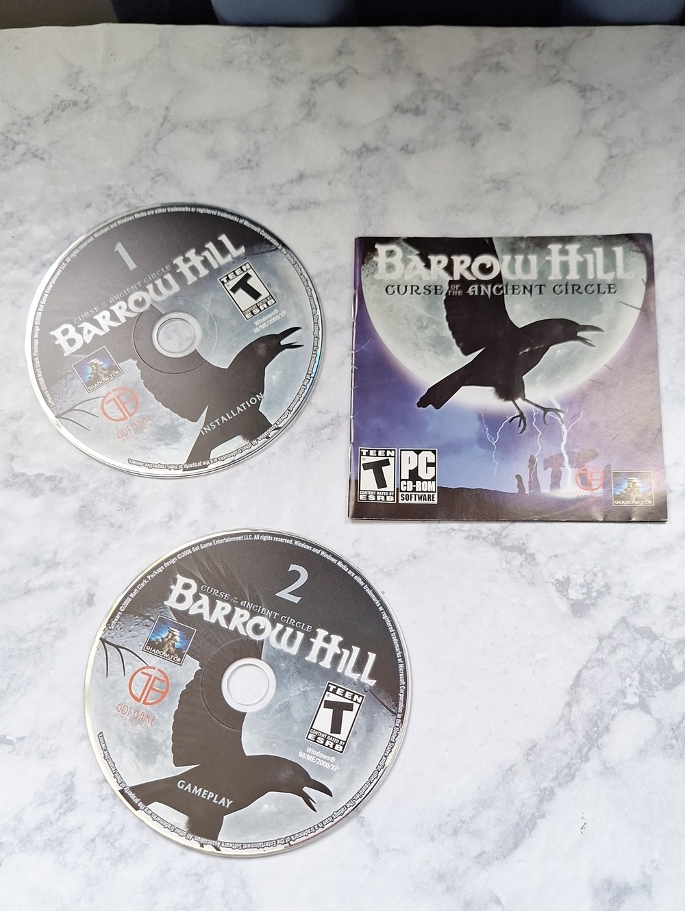 : Curse of the Ancient Circle PC Game - Silver/Black